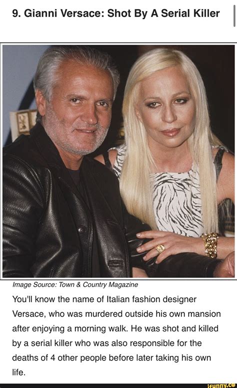 gianni versace italy|gianni versace killed by.